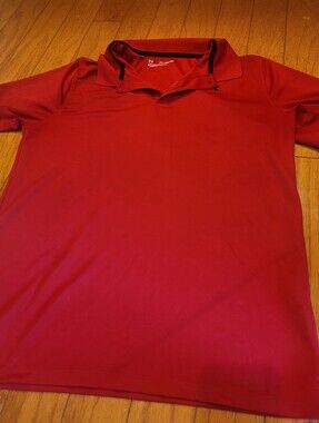 Kids Red Performance Polo Shirt